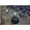 Image 1 : MODERN GLASS AND CHROME END TABLE