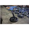 Image 2 : MODERN GLASS AND CHROME END TABLE