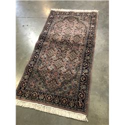 ORNATE BIDJAR WOOL RUG - APPROX  5.5 X 3 FT