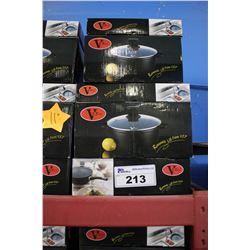 5 PIECE POT AND PAN SET INCLUDING: 11" SAUTÉ PAN, 11" & 9" FRY PANS AND SOUP POTS WITH LIDS