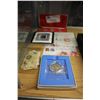 Image 2 : LOT INCLUDING STAMP COLLECTION, UNITED NATIONS 1977 PEACE MEDAL, AND CAYMEN ISLANDS 1976 COIN SET