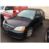 Image 1 : 2003 HONDA CIVIC SPORT, 4DR SEDAN, BLACK, VIN # 2HGES15843H920171