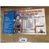 Image 2 : TMG INDUSTRIAL HEAVY DUTY 10,000LBS TWO POST BASE PLATE AUTO LIFT WITH HYDRAULIC POWER UNIT