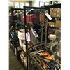 Image 2 : CHAINS, COME - A - LONG, CABLE PULL & METAL MOBILE CART WITH ASSORTED TOOLS