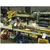 Image 2 : PIPE BENDER, ASSORTED LARGE TOOLS & BATTERY CHARGER