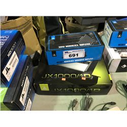 JL AUDIO JX 1000/1D & JL AUDIO MX 300/1 AMPLIFIERS