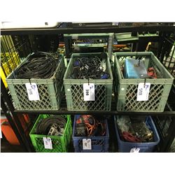 3 BINS OF VARIOUS ELECTRICAL PRODUCT