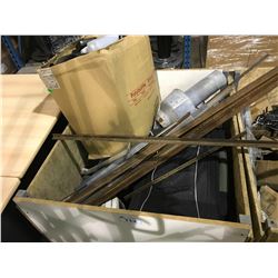 PALLET BIN OF ASSORTED METAL & PARTS