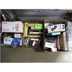 CANON SELPHY CP1300 PRINTER, CELLPHONE ACCESSORIES, WALKIE TALKIES, LABEL MAKER, USB FAN, ROUTER,