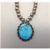 Image 1 : Turquoise and Sterling Silver Necklace