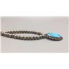 Image 5 : Turquoise and Sterling Silver Necklace