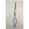 Image 6 : Turquoise and Sterling Silver Necklace