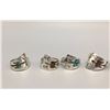 Image 2 : 7 Multi-Stone Inlay Rings