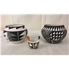 Image 1 : Group of 3 Small Acoma Pots