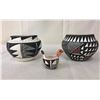 Image 3 : Group of 3 Small Acoma Pots