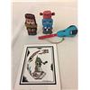 Image 1 : 2 Rt 66 Kachinas, Rattle and Art Work