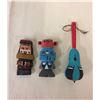 Image 7 : 2 Rt 66 Kachinas, Rattle and Art Work