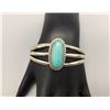 Image 2 : Turquoise and Sterling Silver Cuff Bracelet