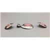 Image 4 : Rhodochrosite Set and Pottery Earrings