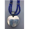 Image 8 : Lapis Heart Necklace