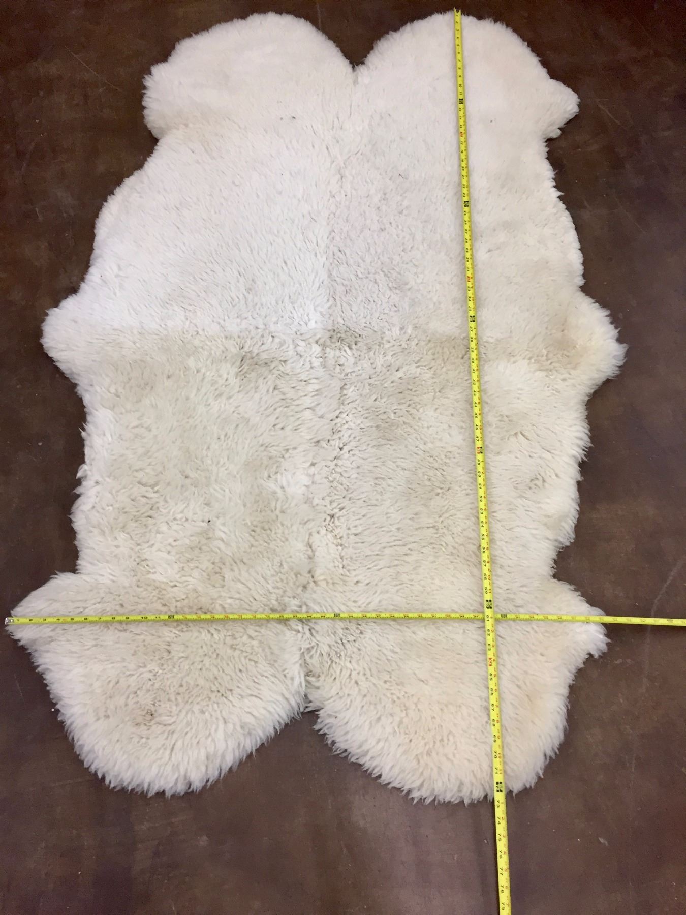 Large Sheepskin Blanket and Deer Hide
