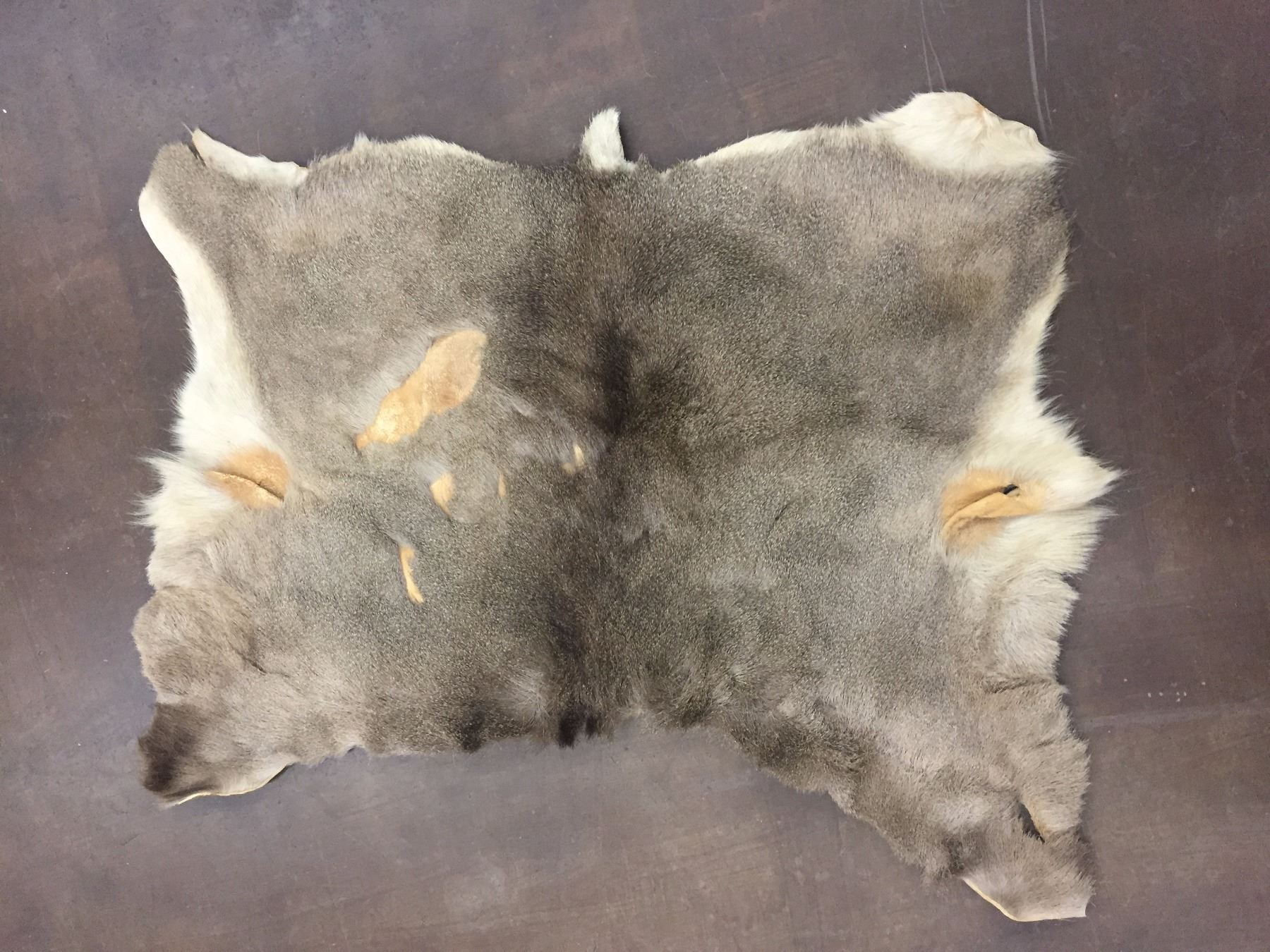 Large Sheepskin Blanket and Deer Hide