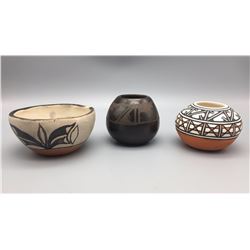 Group of 3 Pueblo Pots