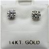 Image 2 : 14K DIAMOND (0.65CTS) EARRINGS