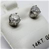 Image 2 : 14K DIAMOND (0.98CTS) EARRINGS