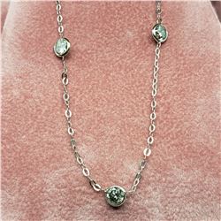 10K DIAMOND (0.96CTS) NECKLACE