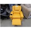 Image 2 : CHILDS FAUX LEATHER CHAIR WITH CUP HOLDER