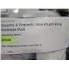Image 2 : STEARNS & FOSTER 1000 THREAD COUNT KING FAIRMONT ULTRA PLUSH PILLOWTOP MATTRESS PAD, STEARNS &