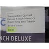 Image 2 : THERAPEDIC FULL 3" DELUXE MEMORY FOAM BED TOPPER