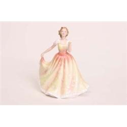 Royal Doulton figurine 'Deborah' HN 3644, figure of the year series (second mark scratched out, othe