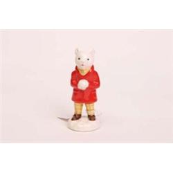 Beswick, Rupert and his friends series 'Rupert Snowballing' 1982 (perfect) 4" high