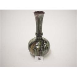 Small Bretby pottery vase No 1020, Christopher Dresser design, 7" high