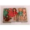 Image 1 : Box of seven 1950s little dolls to include three 'Rosebud'