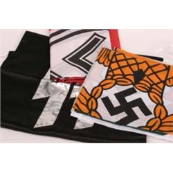 Three reproduction German flags