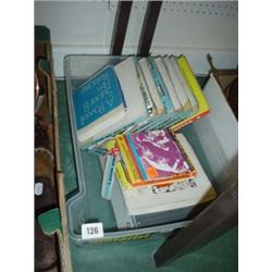 Box containing cinematic reel to reel tapes, including Elvis Presley 'King Creole'