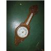 Image 1 : Large oak cased Aneroid barometer, c1900