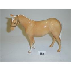 Beswick Palomino horse with box No 259