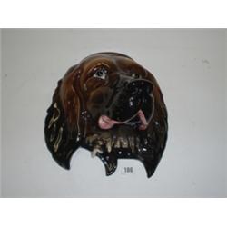 Beswick dog plaque No 668 issued 1938-1960, 11" high