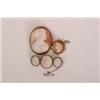 Image 1 : Cameos: Three Victorian cameo brooches, two shell backed, one set in white metal the other in yellow
