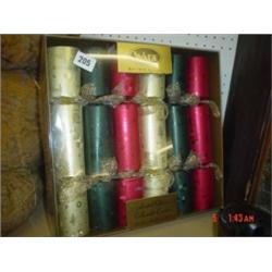 Boxed set of six Christmas limited edition Wade crackers, unopened