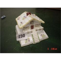 Coalport pastel burner 'Swiss Cottage'