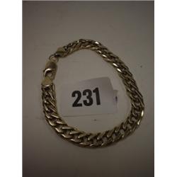 9ct gold link bracelet, weight 21 grms