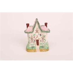 c1920 Staffordshire pottery house, 5x4"