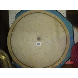 19th century Plane sphere by E. Bertaux Paris, the rotating disc printed with stars, planets and con