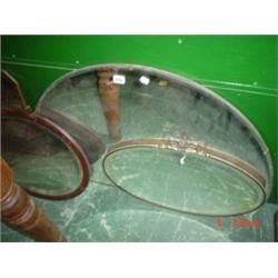 Five old wall mirrors all various sizes