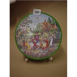 Huntley and Palmers Rude biscuit tin Designed by Mike Hill Edwardian garden picnic